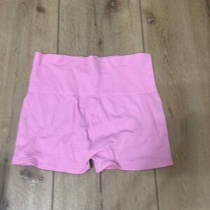 Colsie Pink Ribbed Pajama Shorts